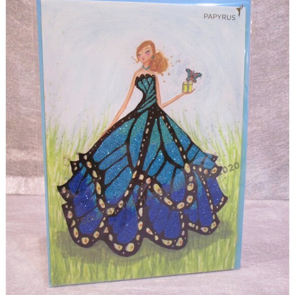 Papyrus HAPPY BIRTHDAY GREETING CARD - GIFT BAG SET- NEW -original,  GORGEOUS! - Picture 7 of 11